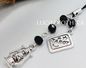 Tarot Card Light Phone Charm