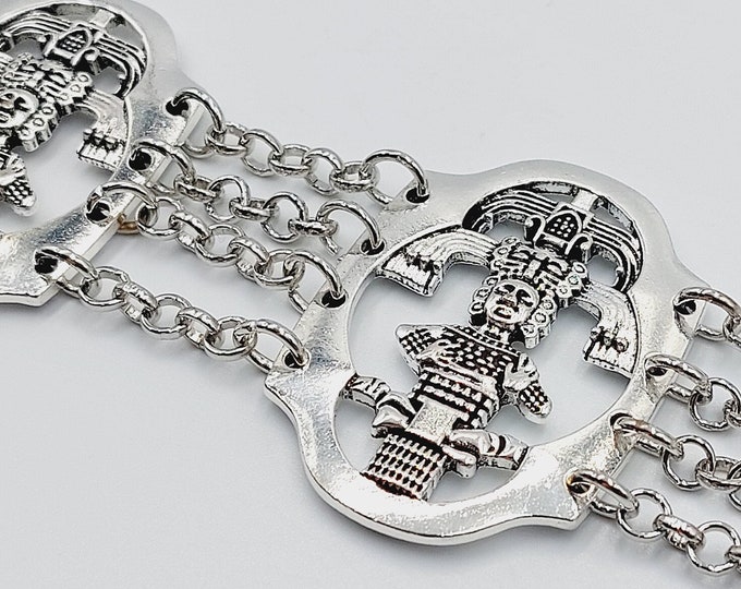Mayan Glyph Bracelet