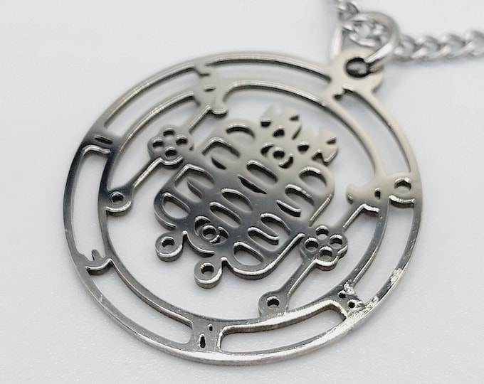 Sigil of Forneus Stainless Steel Pendant