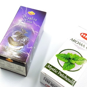 Fragrance Incense Oil ( Palo Santo | DragonsBlood | Patchouli ) - incense oil burner altar oil burning gothic fragrance perfume gift incense