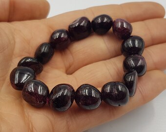 Garnet Nugget Bracelet