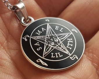 Samael Lilith Sigil of Baphomet Pendant