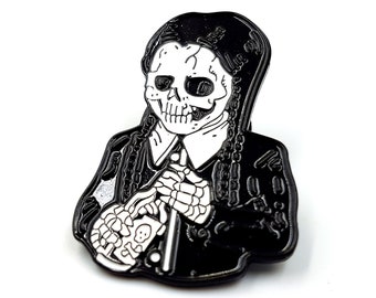 Wednesday Addams Poison Bottle Pin