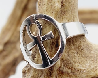 Ankh Ring (Stainless Steel)