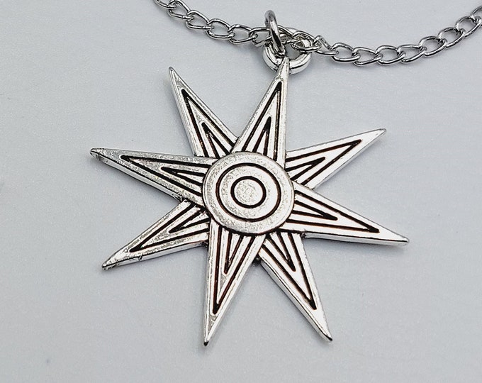 Star of Inanna / Ishtar Pendant (2 Style Options)