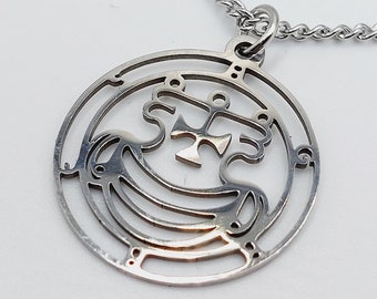 Sigil of Agares Stainless Steel Pendant
