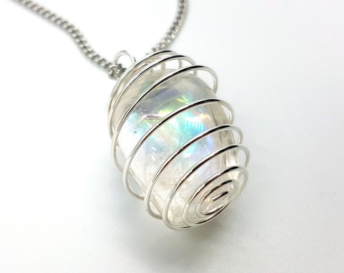 Angel Aura Quartz Pendant