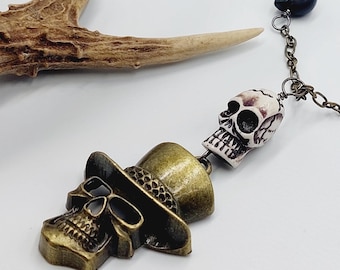 Baron Samedi Skull Necklace