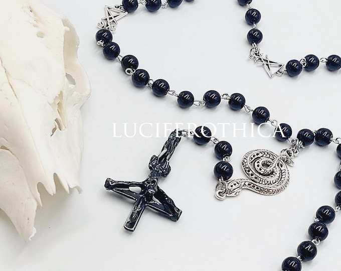 Inverted Crucifix Rosary