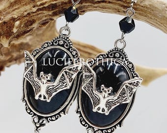 Vampire Bat Earrings