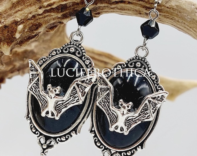 Vampire Bat Earrings