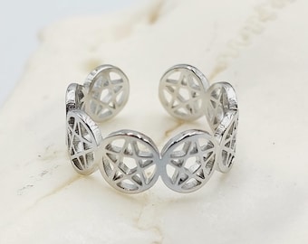 Pentagram Ring (Stainless Steel)