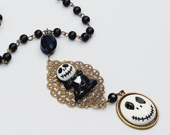 Jack Skellington Themed Necklace