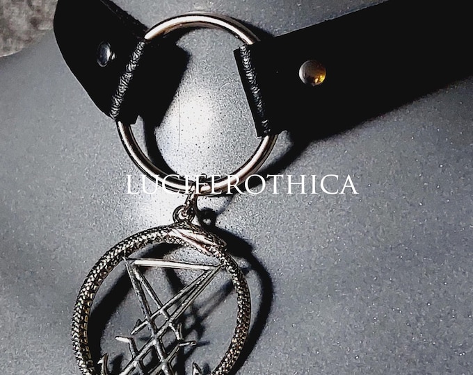 Sigil of Lucifer Ouroboros Choker