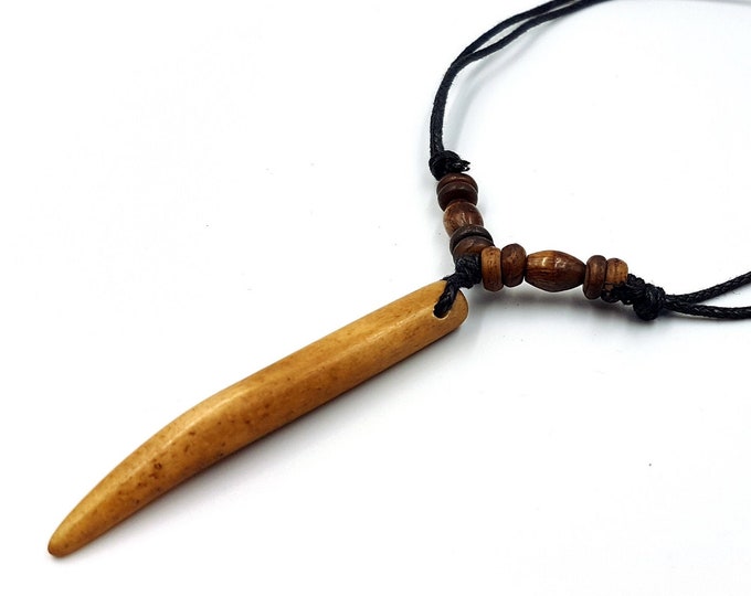 Yak Bone Tooth Pendant