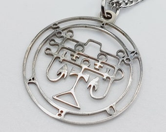 Sigil of Andras Stainless Steel Pendant