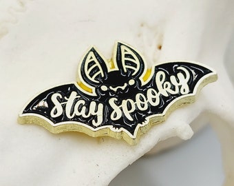 Bat Pin - Stay Spooky
