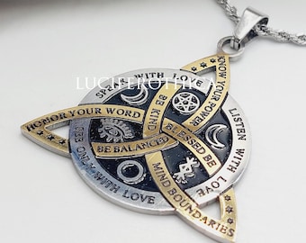 Triquetra Guidance Pendant (Stainless Steel)