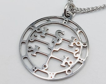 Sigil of Andromalius Stainless Steel Pendant