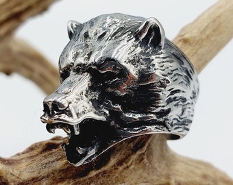 Bear Ring (Stainless Steel)