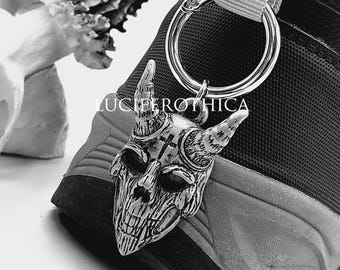 Horned Skull Boot Charm - Joker