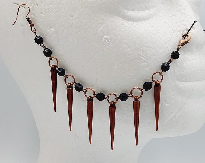 Spikes Nosechain (Copper Tone)