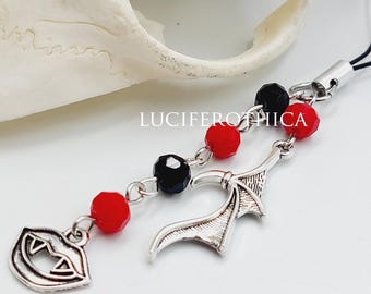 Vampire Bat Wing Phone Charm