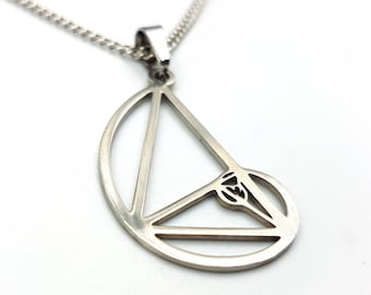 Golden Ratio Fibonacci Pendant (Stainless Steel)