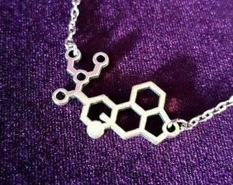 LSD Pendant - Structural formula Lysergic acid diethylamide