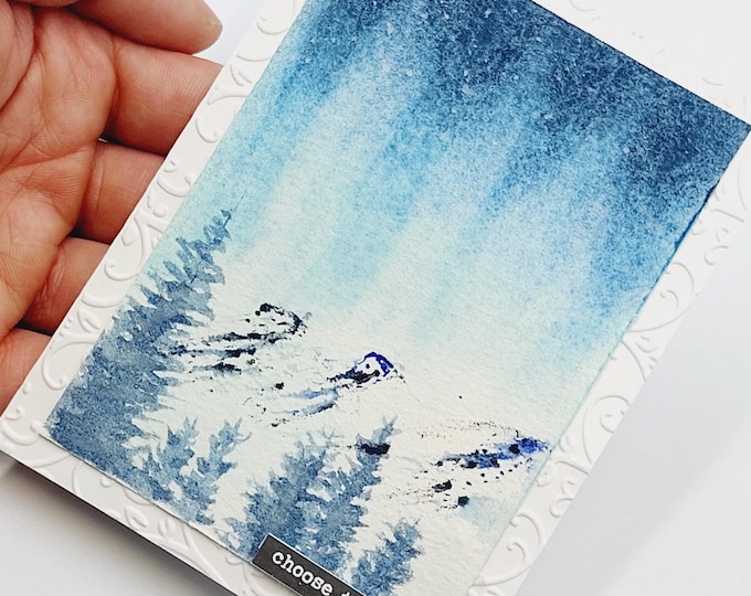 Handmade Wish Card "Choose to Shine"