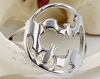 Vampire Bats Ring (Stainless Steel)