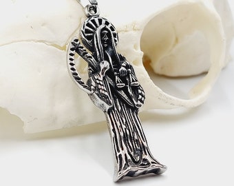 Santa Muerte Necklace (Stainless Steel)