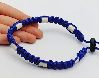 Anti-tick EM Ceramic Blue Dog Collar (Adjustable)