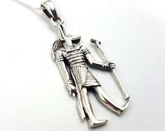 Sterling Silver Anubis Pendant (3 Lenghts)