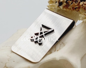 Sigil of Lucifer Money Clip (Stainless Steel)