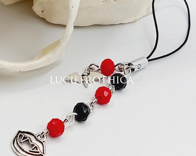 Vampire Bat Phone Charm