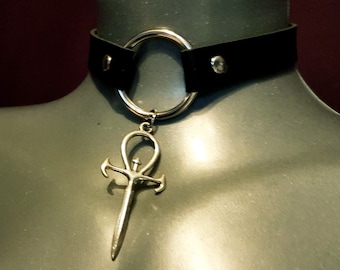 Vampire Ankh Choker