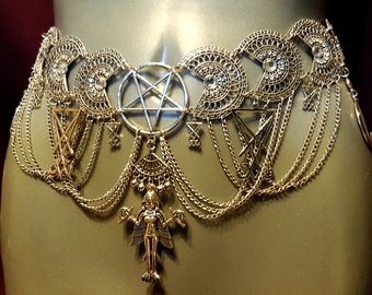 Lilith | Inanna | Ishtar Hip Chain Belt