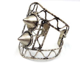 Vintage Spike Grid Bracelet