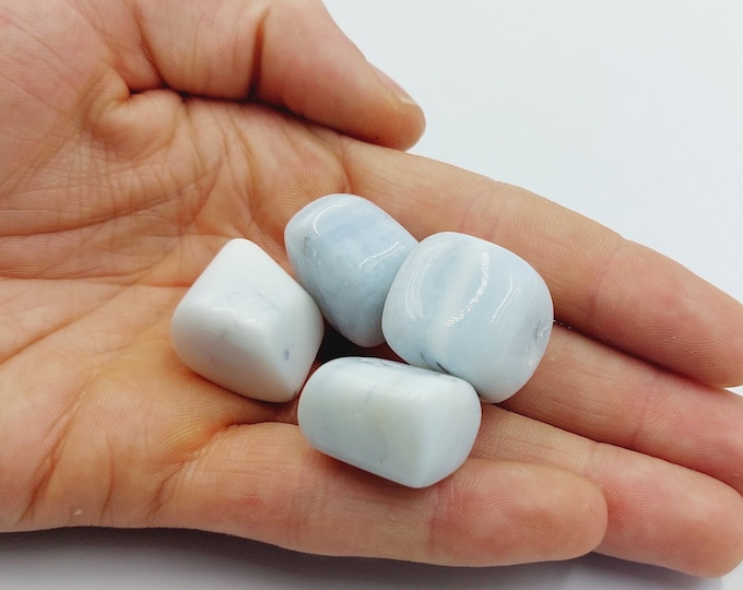 Mount Shasta Opalite Tumbled & Polished Stones - High grade