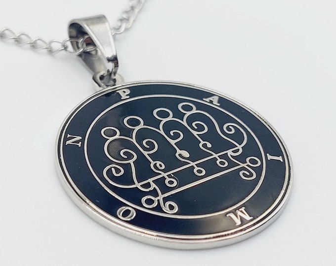 Sigil of Paimon Stainless Steel Pendant