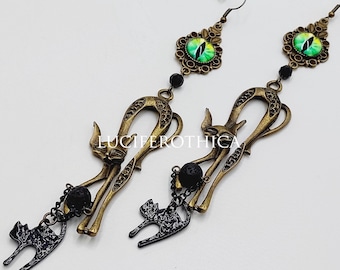 Cat & Kitten Earrings