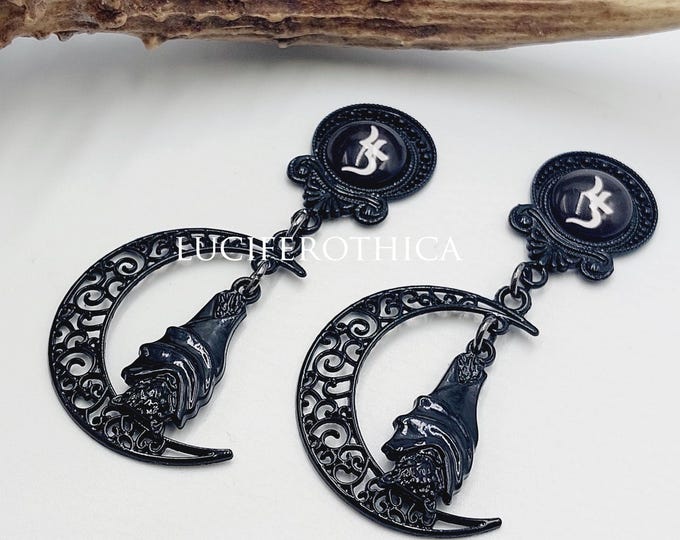 Sopor Aeternus Gothic Earstuds or Plugs (Several Different Sizes Available)
