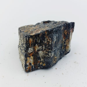 Raw Black Tourmaline with Pyrite Crystals- Healing Crystals Stones shiny protection against negative energy spiritual attacks abundance heal