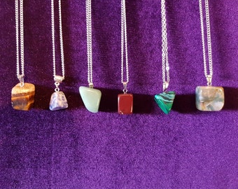 Different Gemstone Pendants