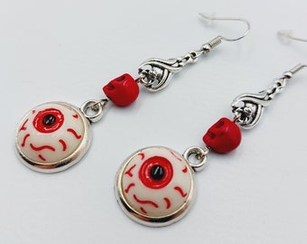 Insomnia Eye Earrings - No sleep for the wicked.