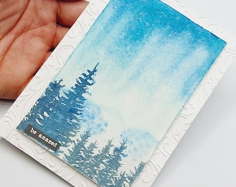 Handmade Wish Card "Be Amazed"