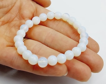 Opalite Crystal Beaded Bracelet