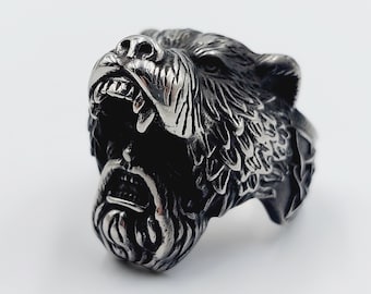 Norse Beserker Ring (Stainless Steel)