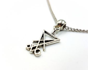 Mini Sigil of Lucifer Necklace